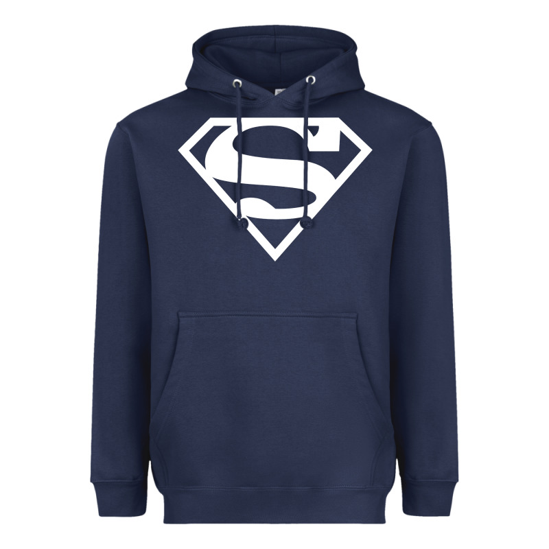 Supergirl White & Pink Shield Heavyweight Hoodie by longCreatives | Teevron