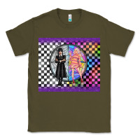 Army Green gothic girl horror family Classic Tee - TumblerDesignByShophia