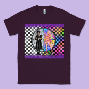 Gothic Girl Horror Family Classic Tee Designed By Tumblerdesignbyshophia