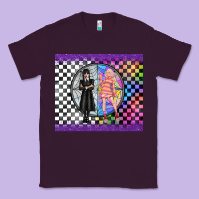Gothic Girl Horror Family Classic Tee Designed By Tumblerdesignbyshophia