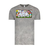 Cloud Rock Easter Bunnies Vintage Tee - RanaPortraitStore