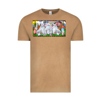 Vintage Camel Easter Bunnies Vintage Tee - RanaPortraitStore