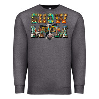 Charcoal Heather show mom baby cow Premium Sweatshirt - BarkalooDesign