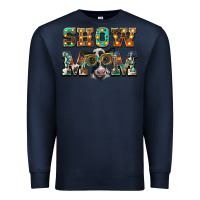 Navy show mom baby cow Premium Sweatshirt - BarkalooDesign