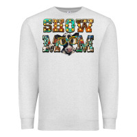 Oatmeal Heather show mom baby cow Premium Sweatshirt - BarkalooDesign