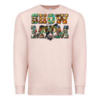 Pale Pink show mom baby cow Premium Sweatshirt - BarkalooDesign
