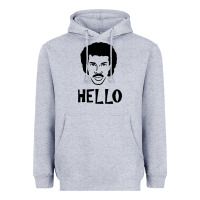 Heather Grey Lionel Richie  It's Me Heavyweight Hoodie - longCreatives