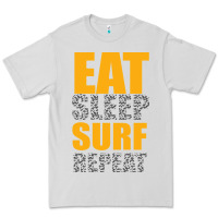 Dove Grey eat sleep surf repeat Premium Tee - Bettercallsaul