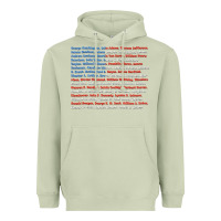 Matcha List of Presidents of the United States, Gift Heavyweight Hoodie - longCreatives