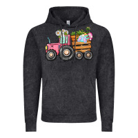 Vintage Black Easter bunny tractor Vintage Hoodie - CowGirlArtShop