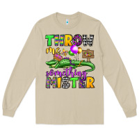 Mushroom throw me something mister mardi gras olivia Long Sleeve Tee - OliviaCreatesArt