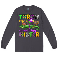 Smoke throw me something mister mardi gras olivia Long Sleeve Tee - OliviaCreatesArt
