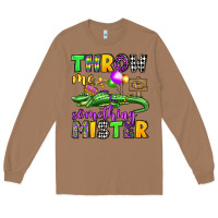 Throw Me Something Mister Mardi Gras Olivia Long Sleeve Tee | Teevron