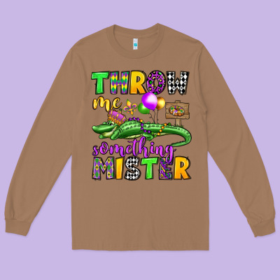 Throw Me Something Mister Mardi Gras Olivia Long Sleeve Tee Designed By Oliviacreatesart