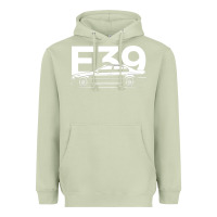 Matcha E39 5 Series  Car Silhouette Heavyweight Hoodie - longCreatives