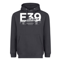 Smoke E39 5 Series  Car Silhouette Heavyweight Hoodie - longCreatives