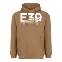Toasted Coconut E39 5 Series  Car Silhouette Heavyweight Hoodie - longCreatives