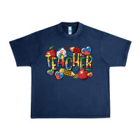 Navy autism teacher Urban Heavy Tee - CowGirlArtShop