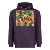 Plum avacado pink tumbler Heavyweight Hoodie - BarkalooDesign