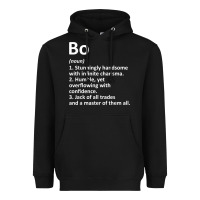 Black BO Definition Personalized Name Funny Birthday Gift Idea Heavyweight Hoodie - longCreatives