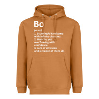 Meerkat BO Definition Personalized Name Funny Birthday Gift Idea Heavyweight Hoodie - longCreatives