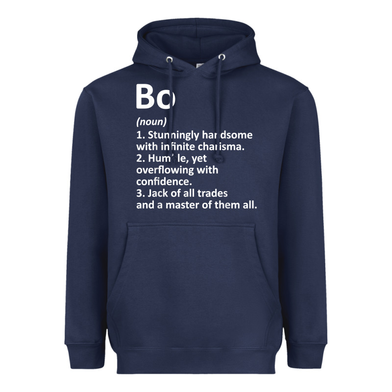 Bo Definition Personalized Name Funny Birthday Gift Idea Heavyweight Hoodie by longCreatives | Teevron