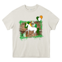 Cream Unicorn Dabbing with Shamrock for St. Patricks Day Heavy Core Tee - Bettercallsaul