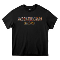 Black American mom Heavy Core Tee - JahusDesignShop