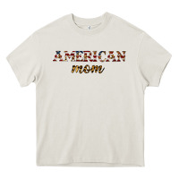 Cream American mom Heavy Core Tee - JahusDesignShop