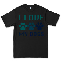 Black i love my dogs Premium Tee - Bettercallsaul