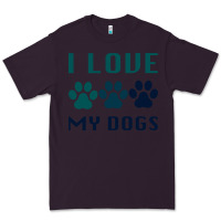 Plum i love my dogs Premium Tee - Bettercallsaul
