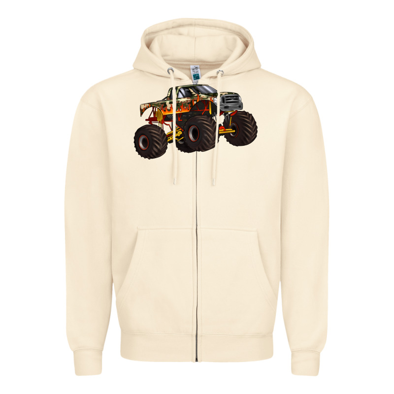 Monster Truck Zipper Hoodie by Artiststas | Teevron