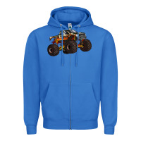 True Royal monster truck Zipper Hoodie - Artiststas