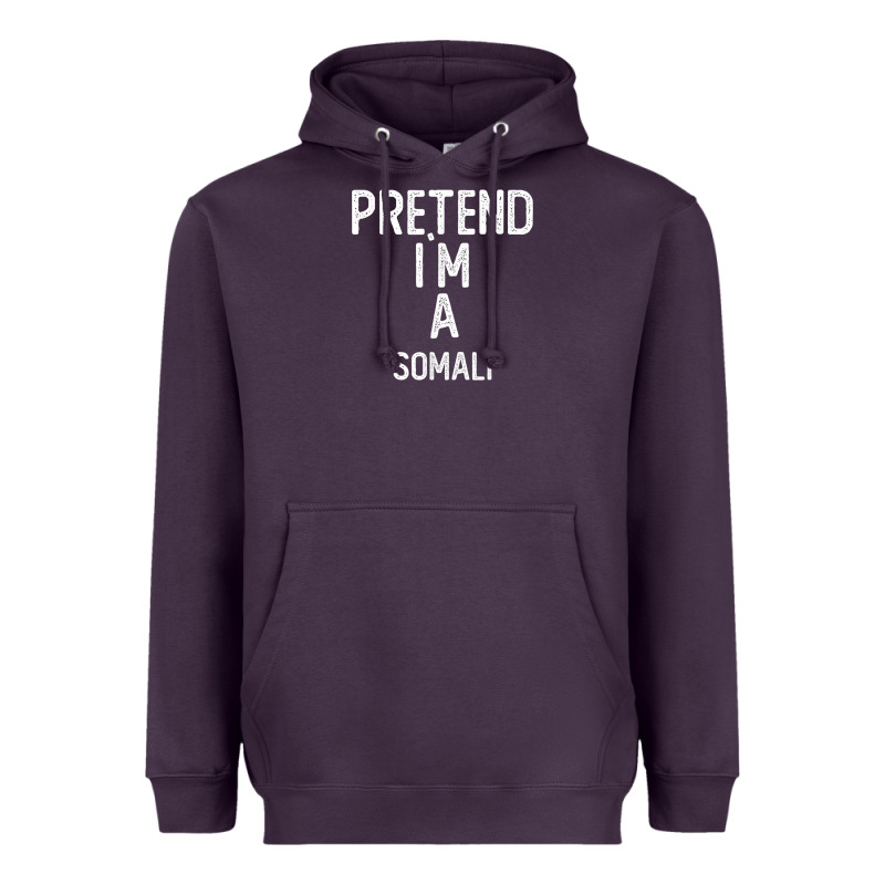 Pretend I`m A Somali Shirt Funny Halloween Heavyweight Hoodie by longCreatives | Teevron