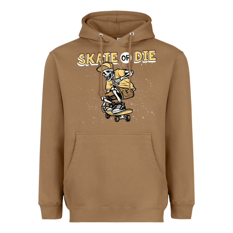 Skate Or Die Funny Skeleton Skating Skater Halloween Costume Heavyweight Hoodie by longCreatives | Teevron