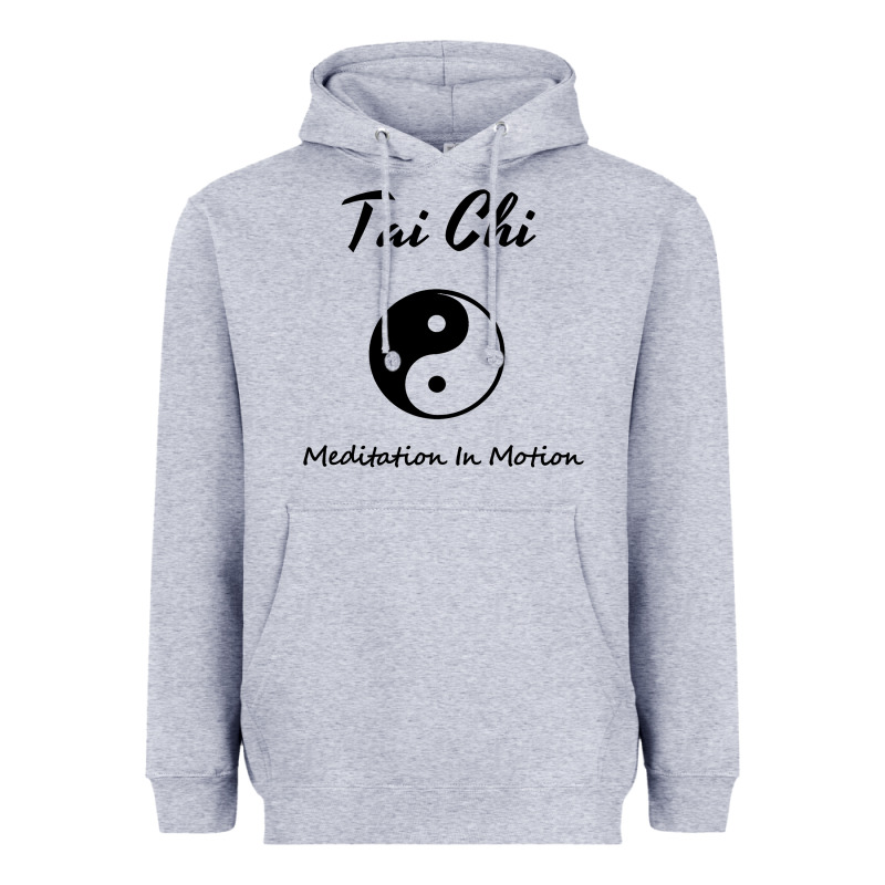 Tai Chi T, Meditation In Motion, Martial Arts Gift Heavyweight Hoodie by longCreatives | Teevron