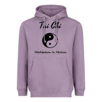 Lavender Tai Chi T, Meditation In Motion, Martial Arts Gift Heavyweight Hoodie - longCreatives