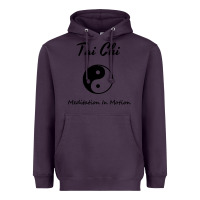Plum Tai Chi T, Meditation In Motion, Martial Arts Gift Heavyweight Hoodie - longCreatives