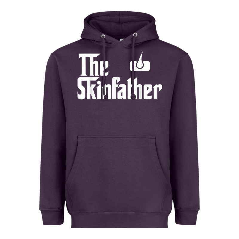 The Skin Father Funny Dermatology Dermatologist Gift Heavyweight Hoodie by longCreatives | Teevron