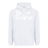 White The Skin Father Funny Dermatology Dermatologist Gift Heavyweight Hoodie - longCreatives