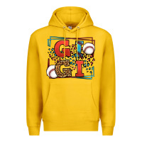 Lemon Baseball gigi leopard frame Premium Hoodie - LillyAllenDesigns