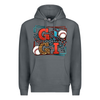 Rock Baseball gigi leopard frame Premium Hoodie - LillyAllenDesigns