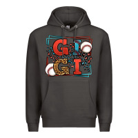 Smoke Baseball gigi leopard frame Premium Hoodie - LillyAllenDesigns