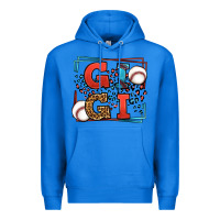 True Royal Baseball gigi leopard frame Premium Hoodie - LillyAllenDesigns