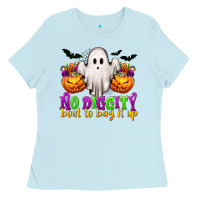 Baby Blue No Diggity 'Bout To Bag It Up Ladies Tee - texasbilliewilder