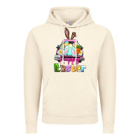 Vintage Artic Bunny Happy Easter truck Vintage Hoodie - CowGirlArtShop