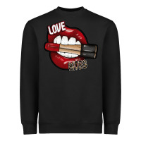 Black Love Bites Heavyweight Sweatshirt - SublimationCraftShop