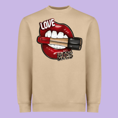 Love Bites Heavyweight Sweatshirt Designed By Sublimationcraftshop
