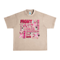 French Oak cancer awareness fight believe hope survive Urban Heavy Tee - CowGirlArtShop