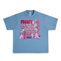 Pebble Blue cancer awareness fight believe hope survive Urban Heavy Tee - CowGirlArtShop